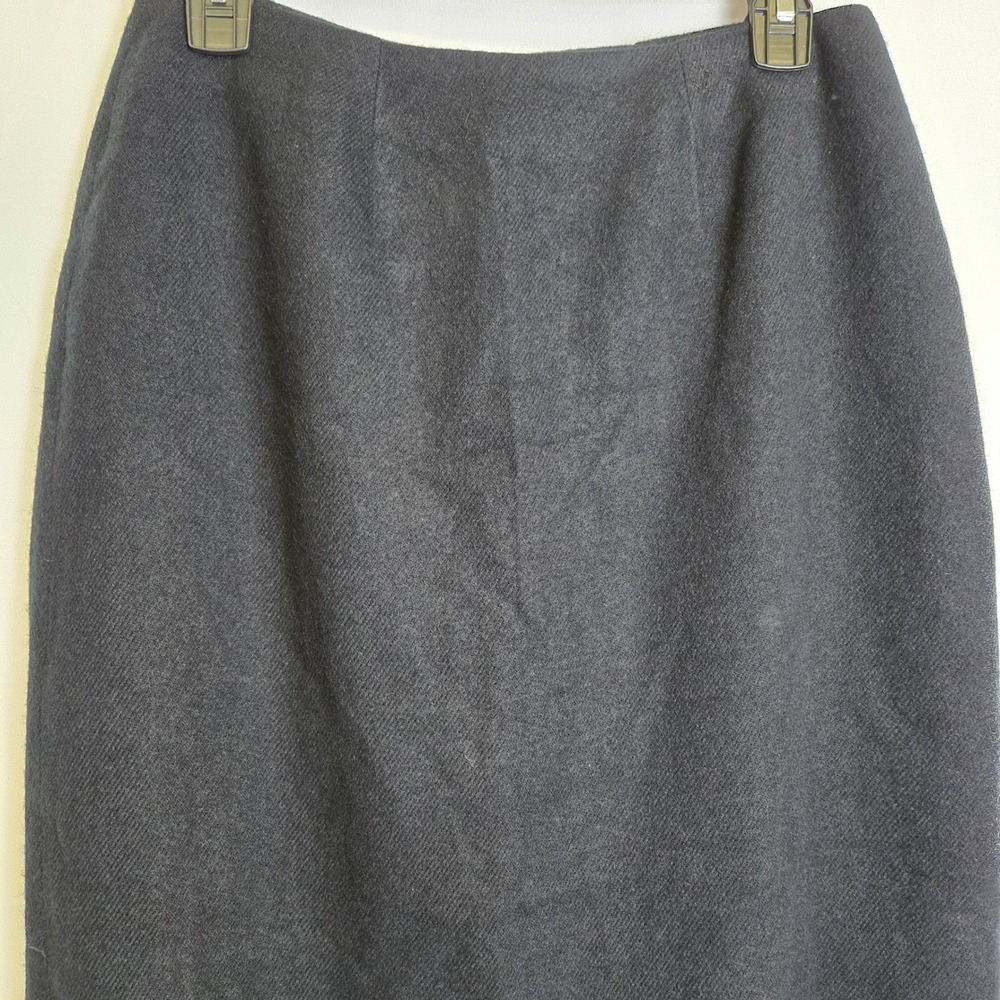 Coffee Bean J. London Wool Blend Skirt Fringe Hem Size 8 Style 341 Retro New - Picture 7 of 10